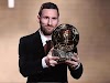 For the seventh time, Messi won the men's Ballon d award and make a record 