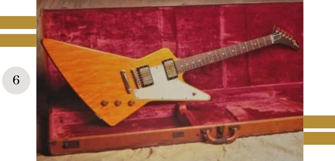 1958 Gibson Korina Explorer -Price: $1.1 million
