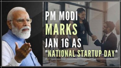 16th january declared as National Startup day by PM Modi