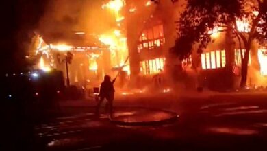 The historic club was set on fire in Telangana